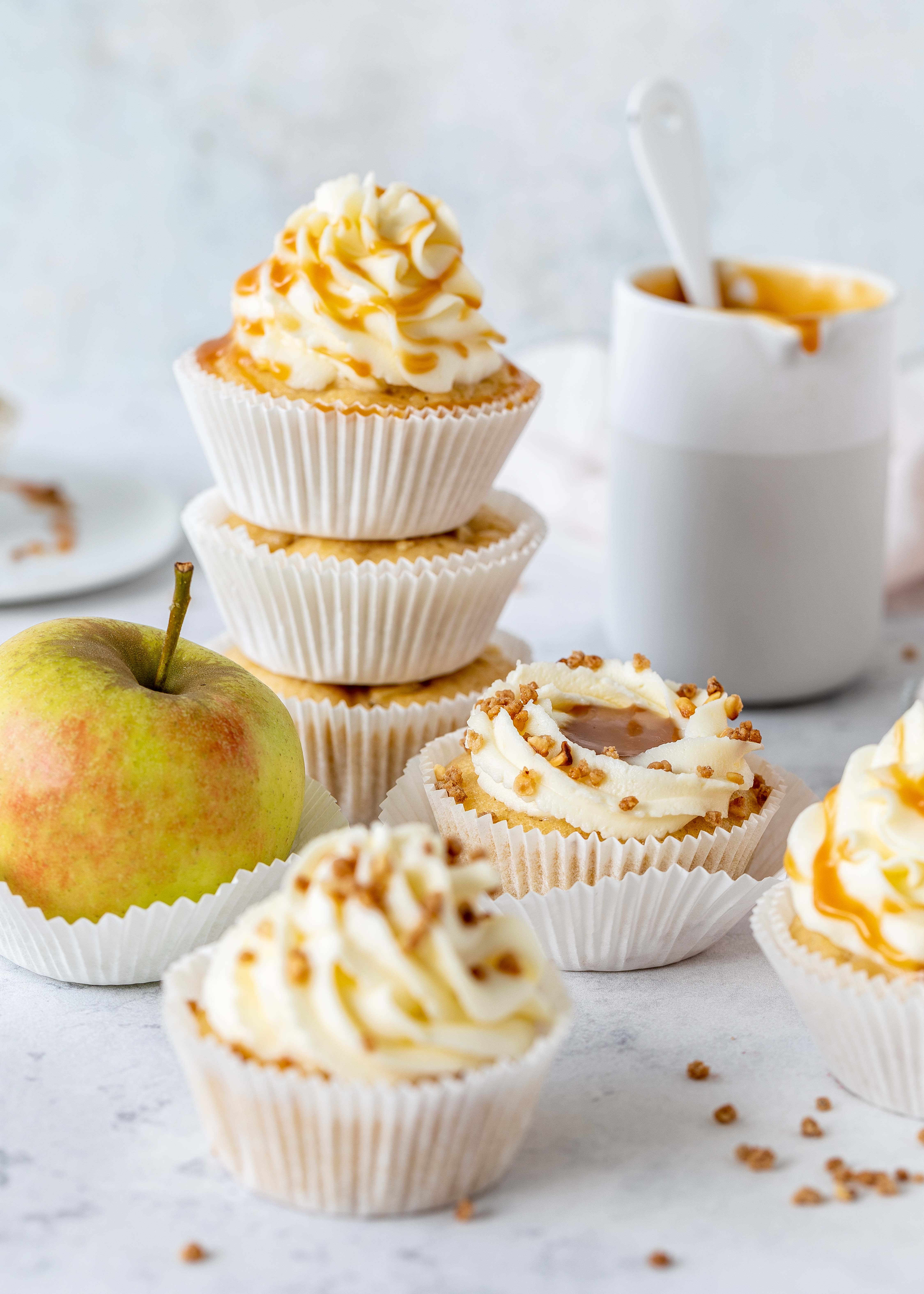 Apfel-Karamell-Cupcakes | Emma&amp;#39;s Lieblingsstücke